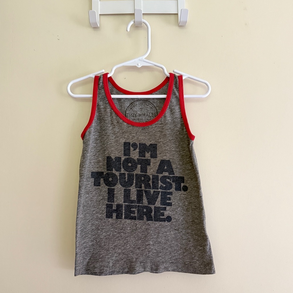 TINY WHALES Toddler Top (2T)